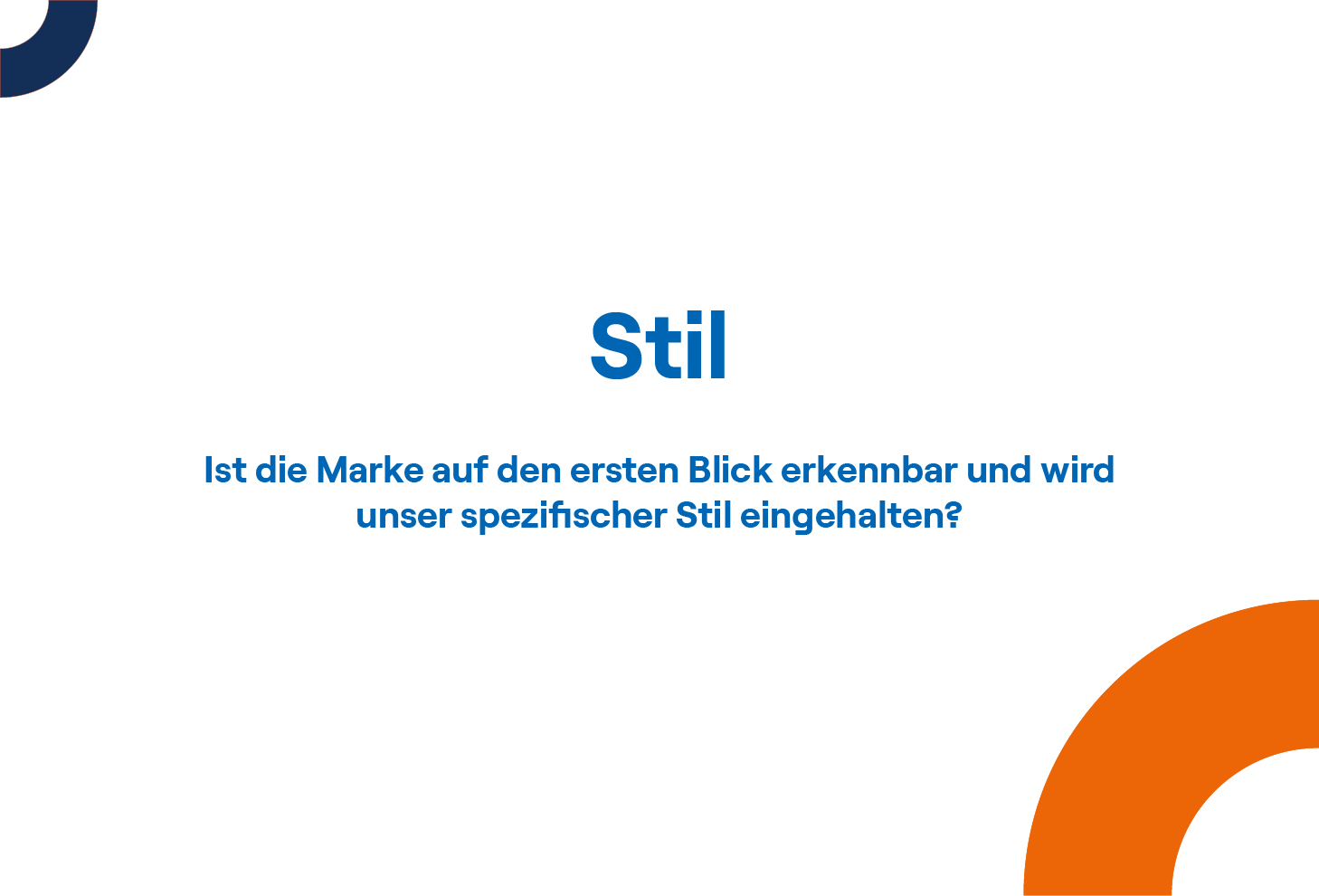 5 Markenregel Stil